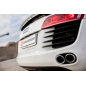 Silencioso trasero en acero inox grupo N Con valvulas de depresión Audi R8 Coupe 4.2 FSI V8 Quattro (316kW) 2010 - 2015