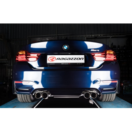Tramo intermedio + Silencioso trasero Con valvulas integradas Bmw M4 F82 (Coupe) 3.0 V6 (317KW) 2014 - Hoy