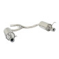 Posteriore inox sdoppiato Alfa Romeo 159 1.9JTS (118KW) +SPORTWAGON 10/2005 - 2008