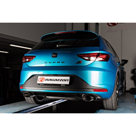 Silencioso trasero doble en acero inox Seat Leon III (5F) 2.0TSI CUPRA290 (213KW) 2015 - 2017