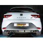 Escape trasero doble en acero inox Ragazzon Seat Leon III (5F) 2.0TSI CUPRA290 (213KW) 2015 - 2017