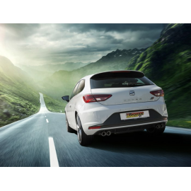 Escape trasero doble en acero inox Ragazzon Seat Leon III (5F) 2.0TSI CUPRA290 (213KW) 2015 - 2017