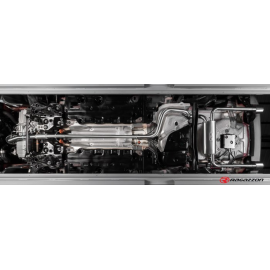 Pot d'echappement arrière duplex en inox Fiat Tipo (typ356) 1.4TJET (88kW) 2016 - Aujourd'hui