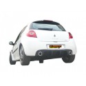 Silencioso trasero doble en acero inox Renault Clio 3 RS 2.0 16V (147KW) 2010 - 2012