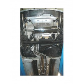 Silencioso trasero doble en acero inox Renault Clio 3 RS 2.0 16V (147KW) 2010 - 2012