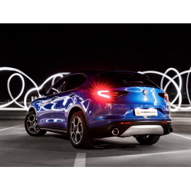 Silencioso trasero dobles en acero inox Alfa Romeo Stelvio 2.2 TURBO DIESEL Q4 (154KW) 2017 - Hoy