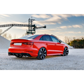 Tramo intermedio con silencioso + Silencioso trasero doble con valvulas Audi RS3 SEDAN 2.5TFSI QUATTRO (294KW) 2017 - Hoy