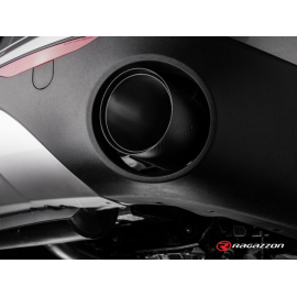 Embout d'échappement ronde Carbon Shot Alfa Romeo Stelvio 2.0 TURBO Q4 (147KW) 2017 - Aujourd'hui