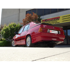 Silencioso trasero en acero inox Alfa romeo 75 1.8 TURBO EVOLUZIONE 1987 - 1991