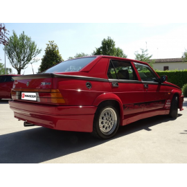 Silencioso trasero en acero inox Alfa romeo 75 1.8 TURBO EVOLUZIONE 1987 - 1991