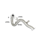 Tubo sustitución catalizador + Tubo sustitución filtro antipartículas Audi A5 SPORTBACK 2.7TDI V6 (140KW) 09/2007 - 2011