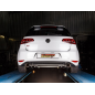 Silencioso trasero doble en acero inox Volkswagen Golf 7 GTI 2.0TSI (162/169KW) 2013 - 2017