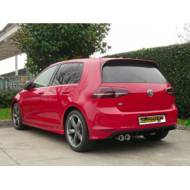 Escape trasero en acero inox Ragazzon Volkswagen Golf 7 (VII) 1.6TDI (85KW) 2017 - Hoy