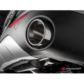 Sortie d'échappement ronde oblique Alfa Romeo Stelvio 2.2 TURBO DIESEL Q4 (154KW) 2017 - Aujourd'hui