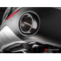 Sortie d'échappement ronde oblique Alfa Romeo Stelvio 2.2 TURBO DIESEL Q4 (154KW) 2017 - Aujourd'hui