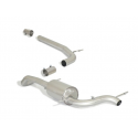 Silencioso trasero en acero inox + Tramo intermedio Seat Ibiza(6P) SC 1.8TSI CUPRA (141KW) 2015 - 2017