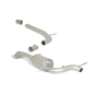 Silencioso trasero en acero inox + Tramo intermedio Seat Ibiza(6P) SC 1.8TSI CUPRA (141KW) 2015 - 2017