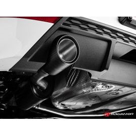 Escape trasero doble en acero inox salidas Carbon Shot Seat Ibiza (MK5) 6F 1.5TSI 110KW FR 2017 - Hoy