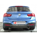 Tramo intermedio con silencioso en acero inox + Tramos traseros dobles BMW Série 1 F20 118D - XD (110KW - B47) 2015 - Hoy