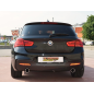Tramos traseros grupo N dobles en acero inox BMW Série 1 F21 120D - XD (140KW - B47) 2015 - Hoy