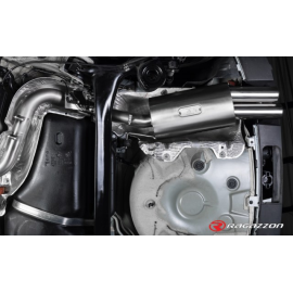 Silencioso trasero en acero inox + Tramo intermedio grupo N Volkswagen Polo 6C 1.8TSI (141KW) 2014 - Hoy