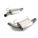 Escape trasero doble en acero inox Ford Mustang V 5.0 V8 (307KW) 2011 - 2015