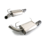 Escape trasero doble en acero inox Ford Mustang V 5.0 V8 (307KW) 2011 - 2015