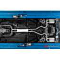 Silencioso intermedio acero inox + Silencioso trasero inox Ford Mustang VI Coupe 5.0 V8 GT (310KW) Ø76MM 2015 - 2017