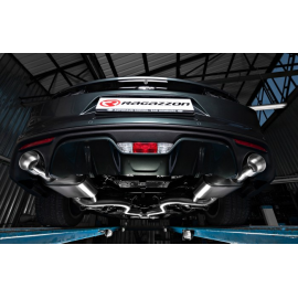 Silencioso intermedio acero inox + Silencioso trasero inox Ford Mustang VI Coupe 5.0 V8 GT (310KW) Ø76MM 2015 - Hoy