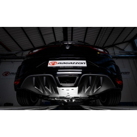 Silencioso trasero doble en acero inox con válvula eléctrica Renault Megane 4 (MK4)RS 1.8TCE (206KW) 2018 - Hoy