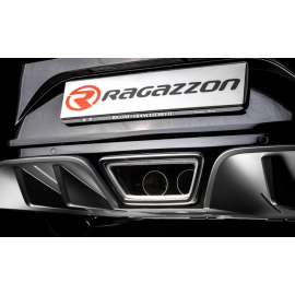Silencioso trasero doble en acero inox con válvula eléctrica Renault Megane 4 (MK4)RS 1.8TCE (206KW) 2018 - Hoy