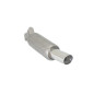 Silencioso trasero en acero inox Renault Twingo II 1.2TCE (74KW) - 1.2TCE GT 06/2007 - 2014