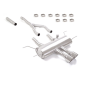 Silencioso trasero en acero inox y Tubo intermedio Grupo N  Jaguar Coupé 2.0 i4 300cv 2017 - Hoy