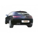Escape trasero doble en acero inox Alfa Romeo Brera 2.0JTDM 125KW 2009 - 10/2010