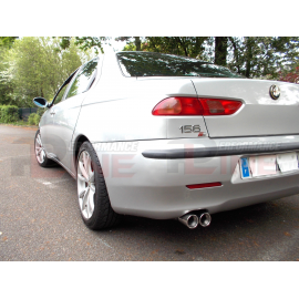Silencioso trasero en acero inox Ragazzon Alfa Romeo 156 1.9JTD (77/81/85/103/110KW) BERLINA + SPORTWAGON 1997 - 06/2007