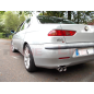 Silencioso trasero en acero inox Alfa Romeo 156 2.5 V6 24V (139/141KW) BERLINA + SPORTWAGON 1997 - 2007