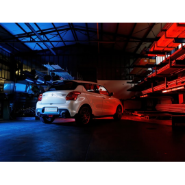 Silencioso trasero doble en acero inox Carbon Shot Suzuki SWIFT 1.4 BOOSTERJET (103KW) 2017 - Hoy