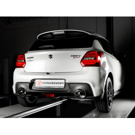 Silencioso trasero doble en acero inox Carbon Shot Suzuki SWIFT 1.4 BOOSTERJET (103KW) 2017 - Hoy