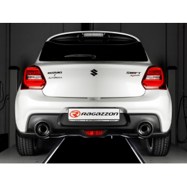 Silencioso trasero doble en acero inox Carbon Shot Suzuki SWIFT 1.4 BOOSTERJET (103KW) 2017 - Hoy