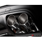 Cola redonda Sport Line en acero inox Porsche Cayenne (536) 3.0 V6 (250kW) 2017 - 2018 (no Euro6D-Temp)