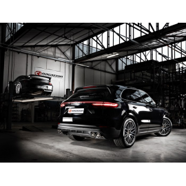 Cola redonda Sport Line en acero inox Porsche Cayenne (PO536) 3.0 V6 (250KW) 2017 - Hoy