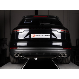 Cola redonda Sport Line en acero inox Porsche Cayenne (PO536) 3.0 V6 (250KW) 2017 - Hoy