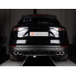 Cola redonda Sport Line en acero inox Porsche Cayenne (536) 3.0 V6 (250kW) 2017 - 2018 (no Euro6D-Temp)