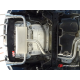 Silencioso trasero doble en acero inox Seat Leon MK3 1.5TSI FR (96 / 110KW) 09/2018 - Hoy