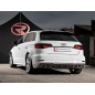 Escape trasero doble en acero inox Audi A3 35TFSI (110KW) 09/2018 - Hoy