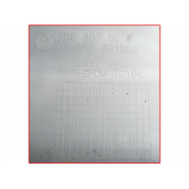 Silencioso trasero doble en acero inox Volkswagen Golf 7 (VII) 1.4TSI (90KW) 2012 - 2014