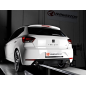 Escape trasero doble acero inox salidas Carbon Shot Seat Ibiza MK5 (6F) 1.0TSI (85KW) FR 2017 - 11/2020