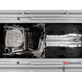 Escape trasero doble acero inox salidas Carbon Shot Seat Ibiza MK5 (6F) 1.0TSI (85KW) FR 2019 - Hoy